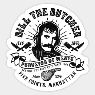 Bill the Butcher Purveyor of Meats Sticker